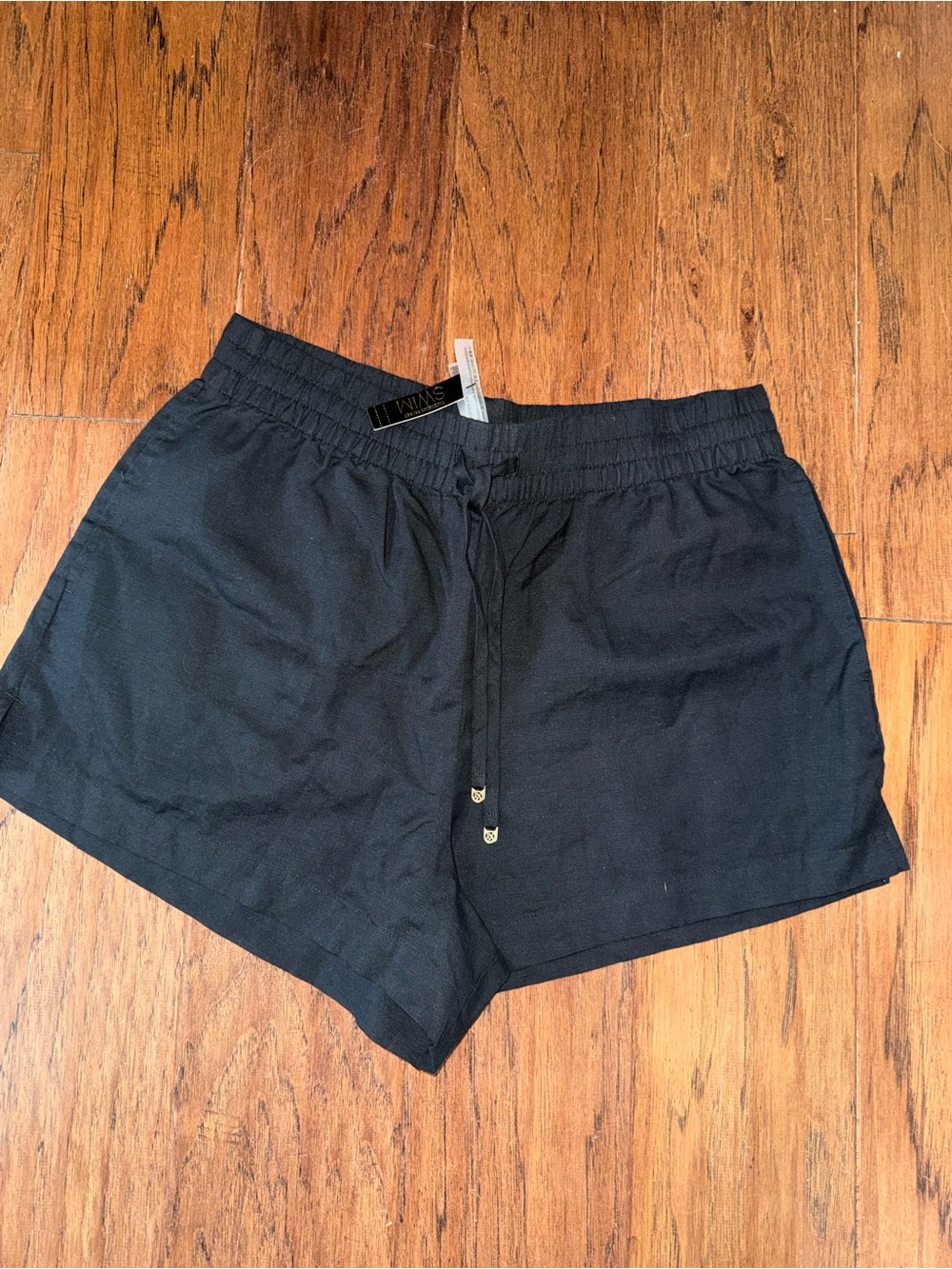 Victoria's Secret Black linen Drawstring Athletic Shorts